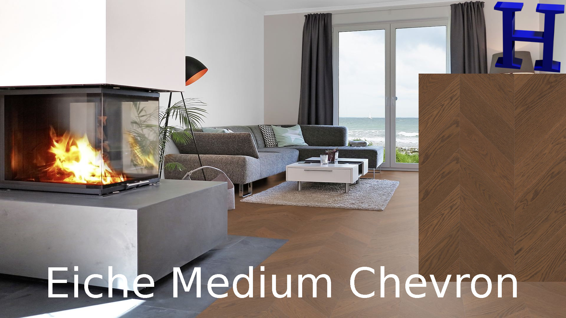 Admonter FLOORs - Parkett Eiche Medium Marrone Thermobehandelt Chevron geölt Parkett Eiche Medium Marrone Thermobehandelt Chevron geölt