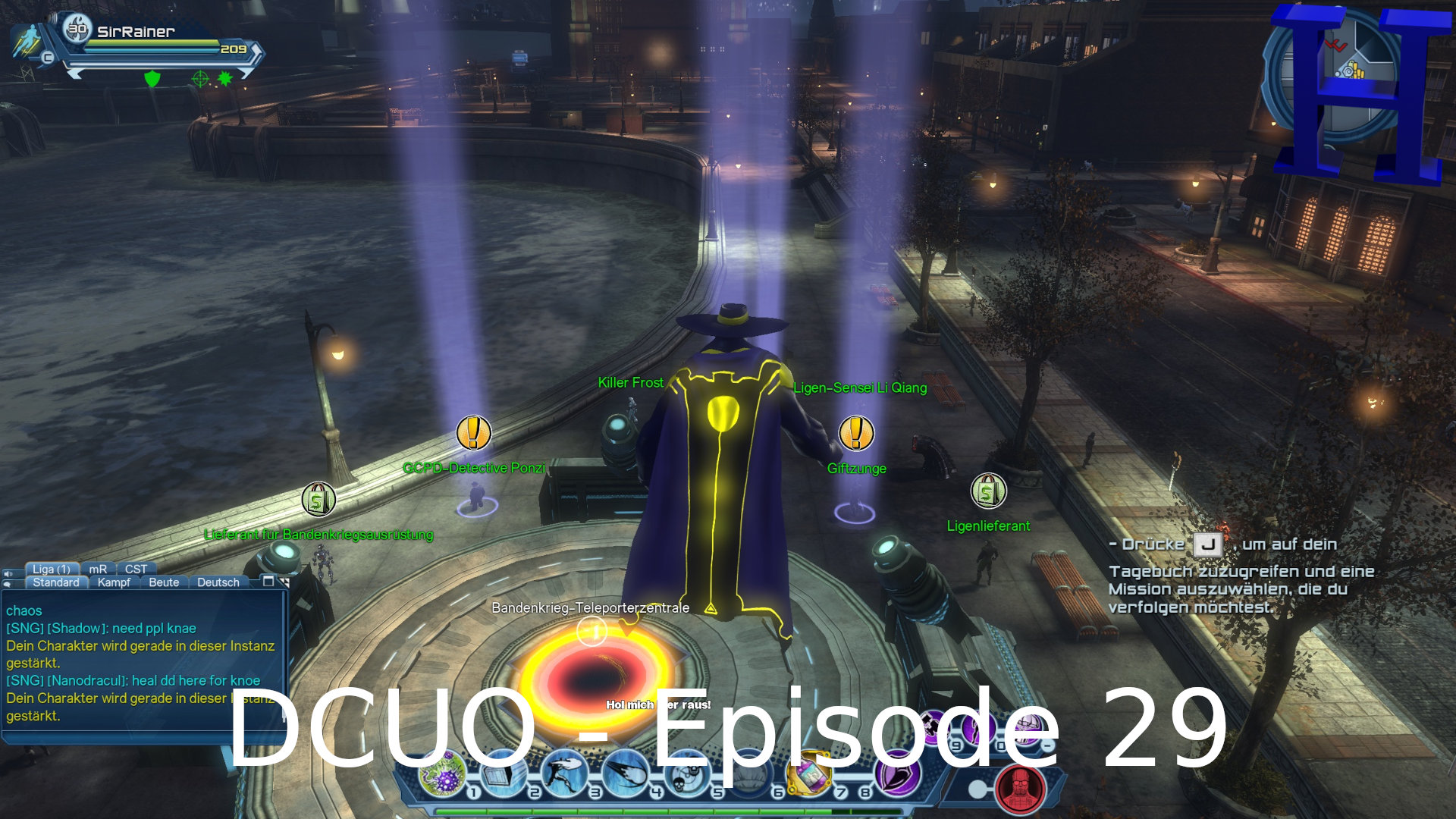 DCUO Voller Verbrechen - Episode 29 Karte: Gotham City Episode 29 Voller Verbrechen