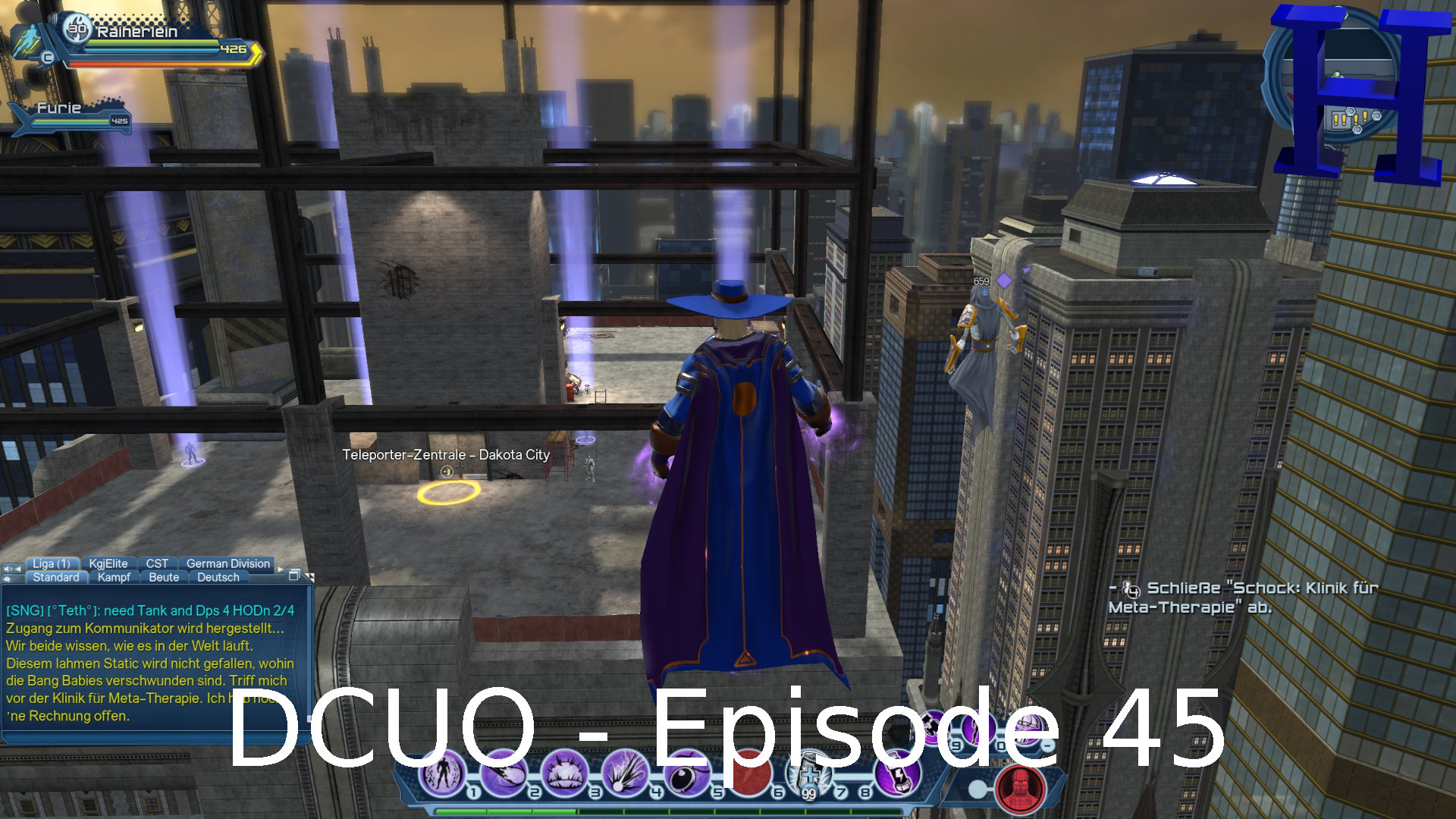 DCUO Systemschock - Episode 45 Karte: Dakota City Episode 45 Systemschock