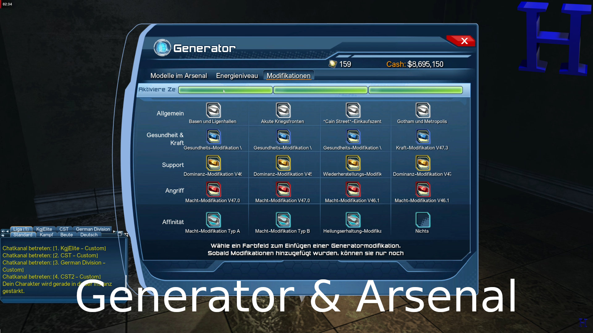 DCUO Basis und Ligenhalle einstellen - YouTube Herweck Video DCUO Basis und Ligenhalle einstellen