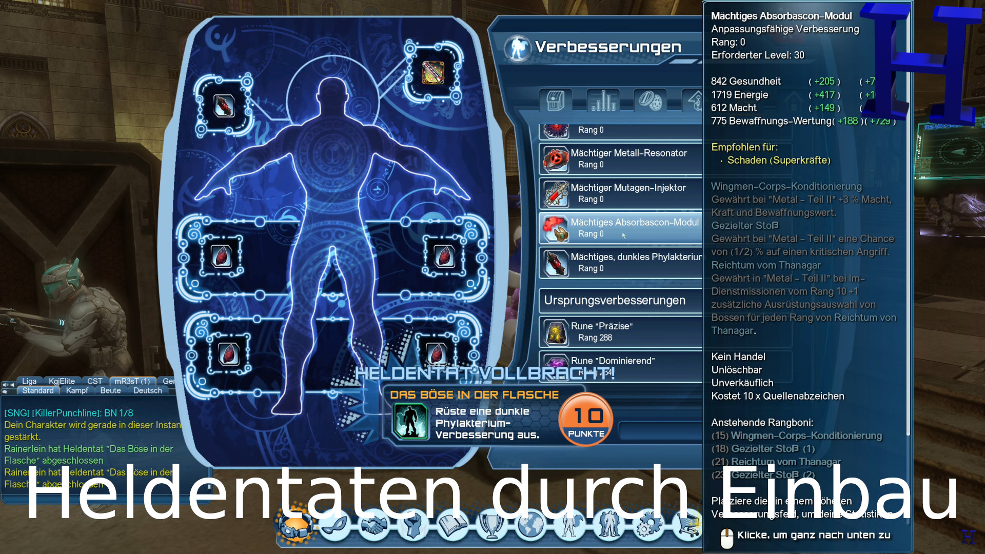 DCUO Feats durch den Einbau von Verbesserungen - YouTube Herweck Video DCUO Heldentaten durch den Einbau von Verbesserungen