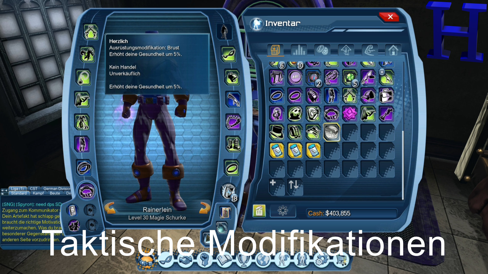 DCUO Taktische Modifikationen - YouTube Herweck Video DCUO Taktische Modifikationen