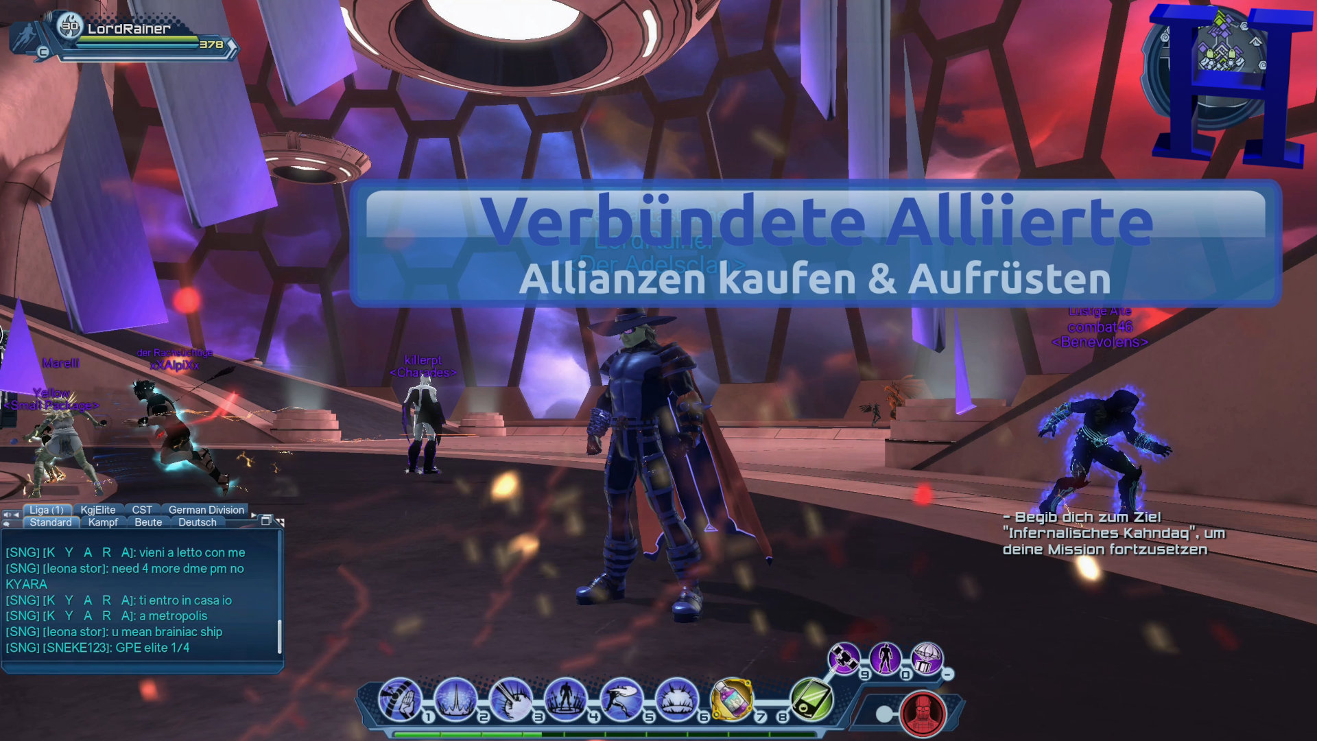 DCUO Verbündete/Alliierte einbauen und erhöhen DCUO Verbündete/Alliierte einbauen und erhöhen