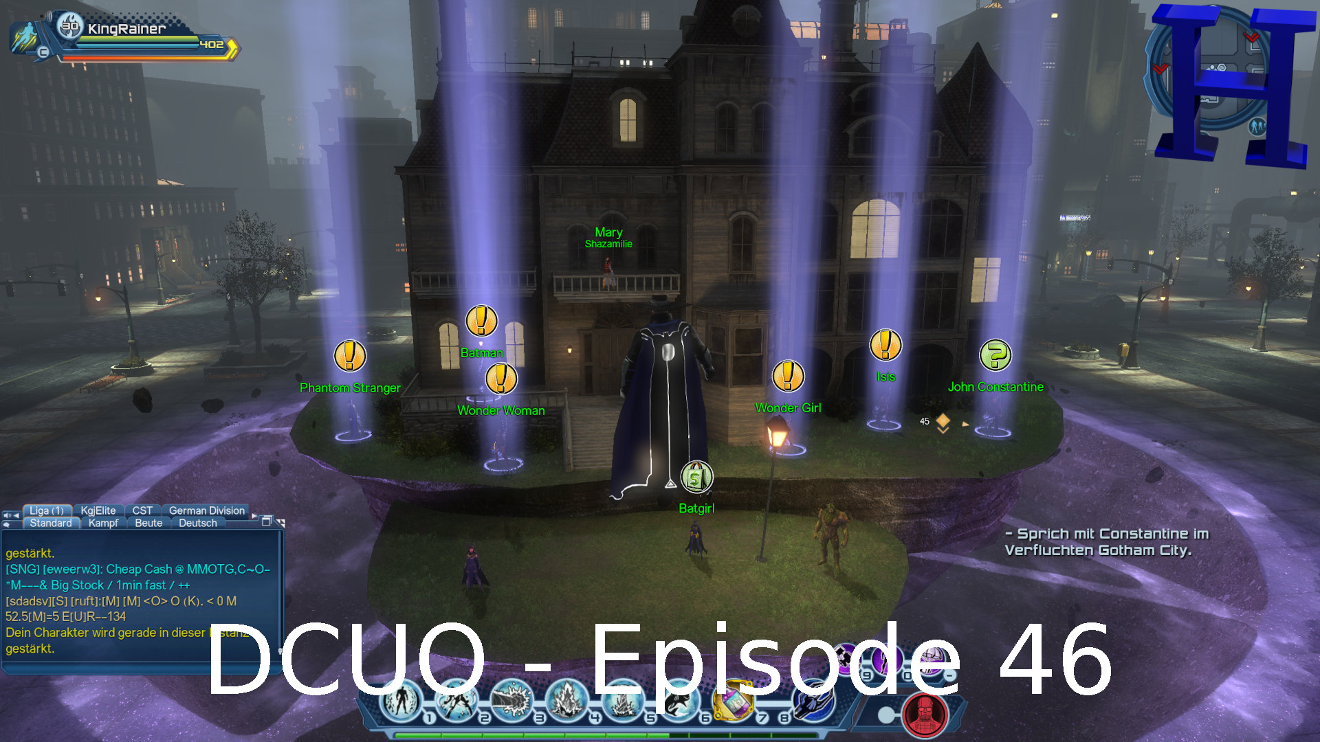 DCUO Justice League Dark Cursed - Episode 46 Karte: Verfluchtes Gotham City Episode 46 Justice League Dark Cursed