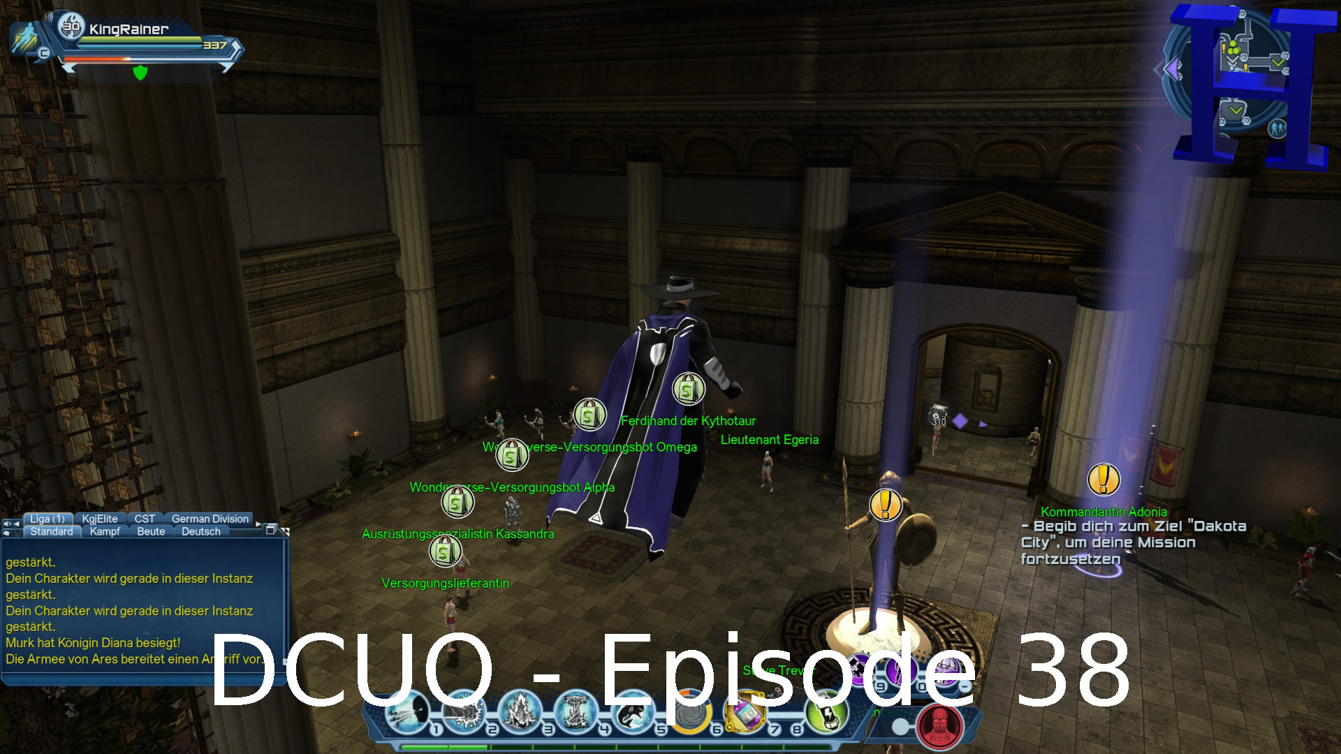 DCUO Wonderverse - Episode 38 Karte: Patchwork Themyscira Episode 38 Wonderverse