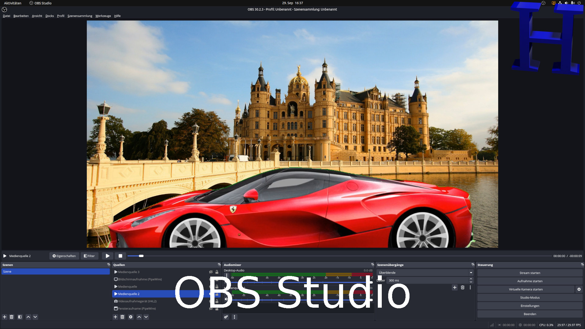 OBS Studio - Stream Brodcaster & Aufnahme Video OBS Studio - Stream Brodcaster & Aufnahme
