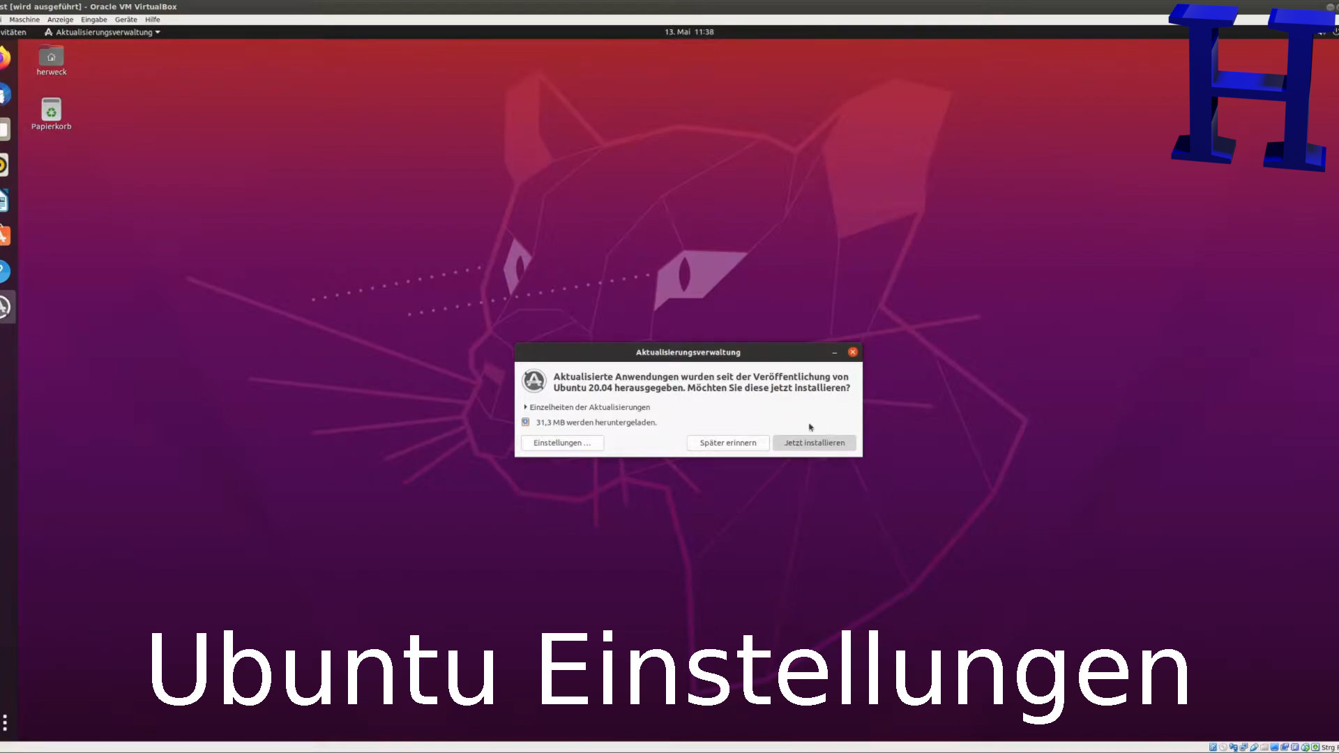 Ubuntu Einstellungen - Video auf YouTube anschauen Ubuntu Einstellungen - Video auf YouTube anschauen