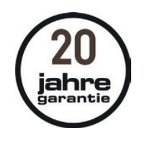 20 Jahre Garantie 20 Jahre Garantie