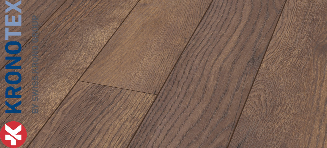 Pettersson Eiche Dunkel 10,0x157,0x1380,0mm. Echtholzoptik durch Übereinstimmung von Dekor und Prägung (ER). KronoTex 1-Stab Amazone Pettersson Eiche Dunkel