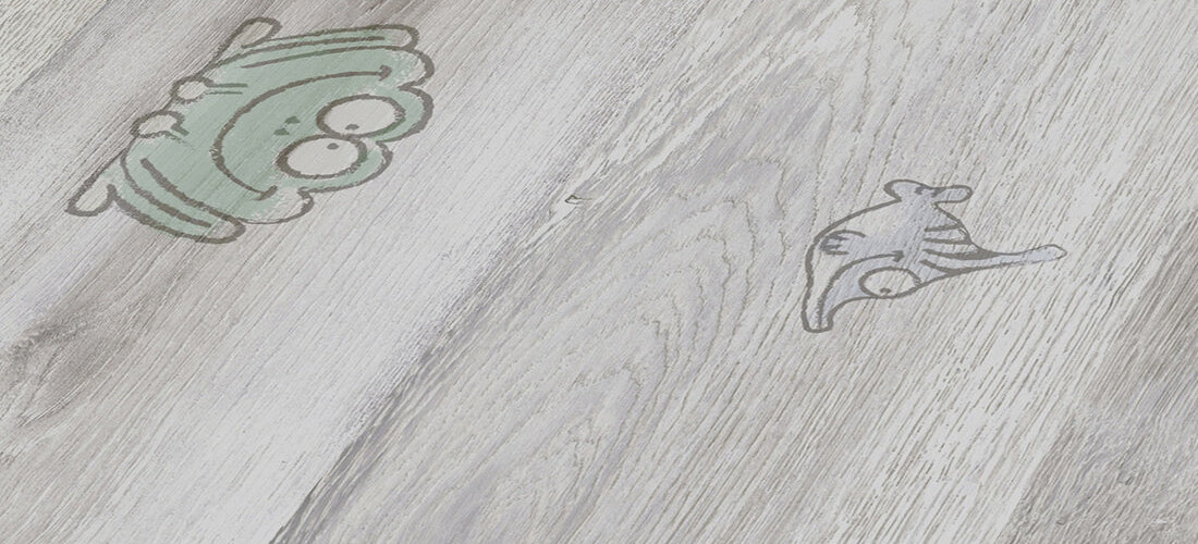 Smile 8,0x193,0x1380,0mm. (Authentic Floor): natürlich-lebendige Holzstrukturen (AF).. KronoTex 3-Stab Dynamic-Plus Smile