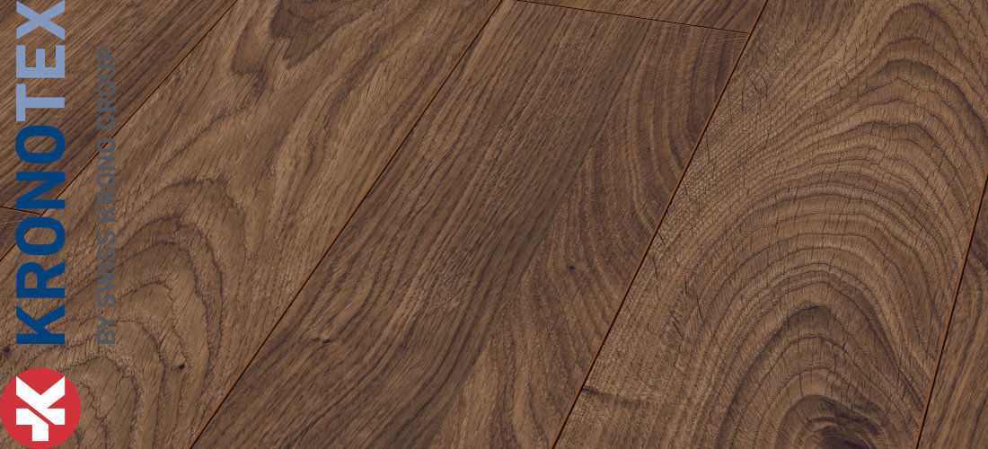 Everest Oak 12,0x188,0x1845,0mm. Echtholzoptik durch Übereinstimmung von Dekor und Prägung (ER). KronoTex Laminat Mammut Everest Oak